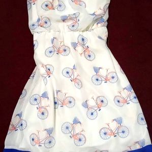 Pink Owl bicycle dress from ModCloth